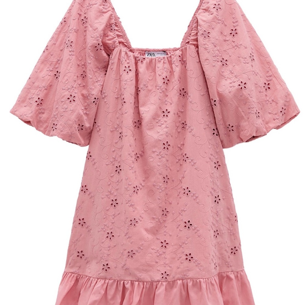 Zara Pink Floral Dress